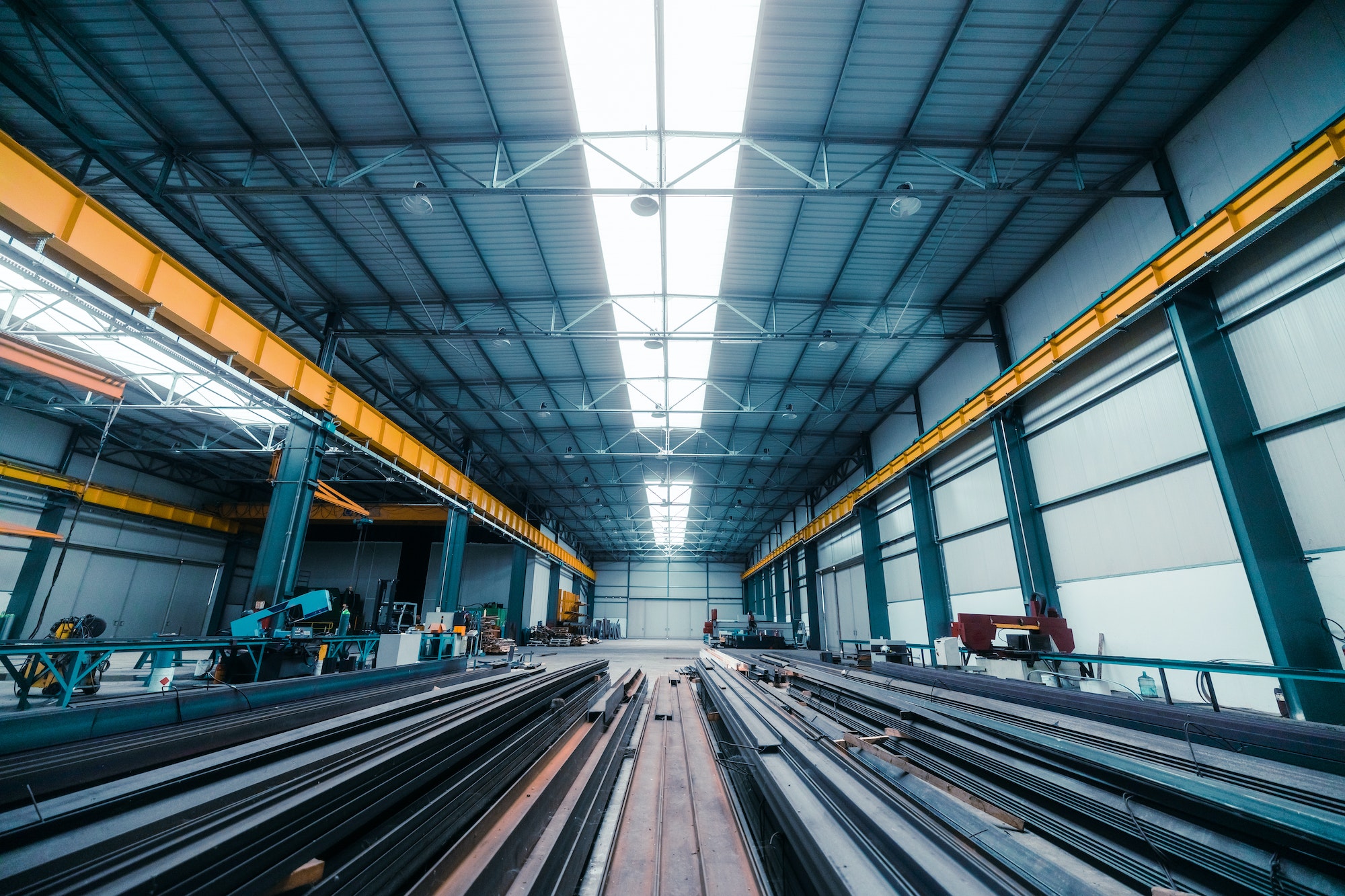 industrial building factory hall interior